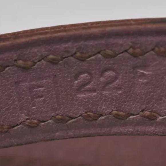 HERMES Puspus Hermes Logo Leather Bangle Pink Silver with Box!!🧡🖤 - Picture 11 of 12